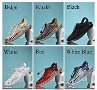 Sandalias planas informales transpirables para hombre y mujer, zapatillas de playa con diseño tejido, para exteriores, Verano - details 4