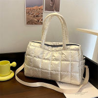 Bolso cruzado de algodón para mujer, bolsa de hombro de gran capacidad, a la moda, estilo Boston - details 3