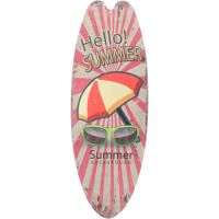 Tabla de surf colgante de madera para playa, decoración de pared de Bar Tropical temática de verano, bienvenido al Paraíso, letrero de puerta para habitación del hogar - details 1
