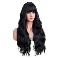 Pelucas largas rizadas completas para mujeres y niñas, aspecto Natural, transpirables, uso diario, peinado de cabello, 26 pulgadas - details 3