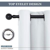 Cortinas opacas con persianas para sala de estar, cortina aislante para dormitorio, 1 pieza - details 11