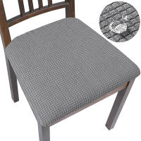 Funda de cojín cuadrada de cuero PU para silla, fundas impermeables para asiento de cocina y comedor, fundas de cojín para asiento de silla de comedor extraíbles - details 16