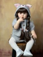 BZDOLL-Muñeca Reborn realista de silicona suave para niña, bebé de 60cm y 24 pulgadas, regalo de Navidad encantador - details 3