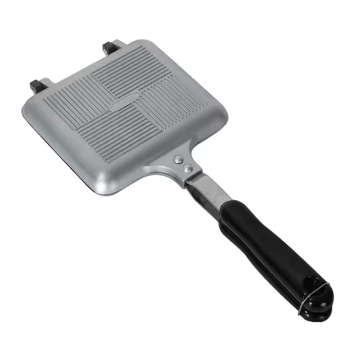 Sartén antiadherente plegable de doble cara para sándwich, sartén para Pan, tostada, máquina de desayuno, suministros de cocina - 1