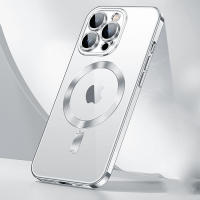 Funda protectora transparente para teléfono, Cubierta de chapado magnético, Agujero fino, iP16, 15, 14, 13 - details 3