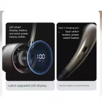 360 ° Ventilador de cuello colgante flexible, súper silencioso, viento fuerte, ventilador portátil con banda para el cuello, ventilador portátil plegable cómodo y seguro - details 19