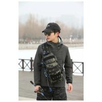 Mochila táctica de camuflaje para hombre y mujer, bolsa de cintura de pecho impermeable para deportes de pesca al aire libre, senderismo, Camping, viajes, bolsas cruzadas - details 19