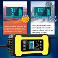 Cargador de batería de coche reparación automática de batería de pulso de 12V/6A con pantalla LCD para motocicleta automática de Gel AGM de plomo-ácido SLA de 2Ah-100Ah - details 7