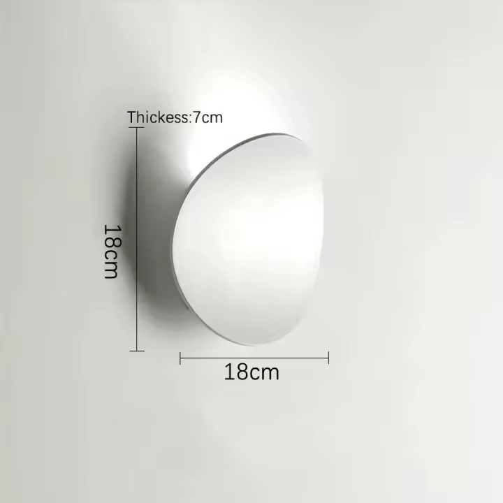 Lámpara De Pared De Grano De Madera Nórdica, Luz Nocturna Montada En La Pared - 1