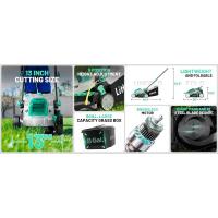 Litheli Cortacésped inalámbrico de 13 pulgadas, 5 alturas, cortacésped eléctrico de 20 V para jardín y patio, con motor sin escobillas, batería de 4,0 Ah y - details 0