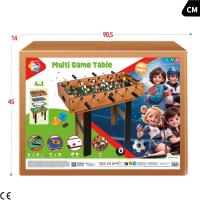 Mesa de Juegos Conversible de Madera Futbolín y Billar en Uno 12 Juegos para Niños y Adultos - details 14