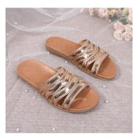 2025 Sandalias planas transpirables con diamantes de imitación - Zapatos de verano cómodos y bohemios para mujer para la playa, fiestas y uso diario, elegante moda primavera-verano - details 37