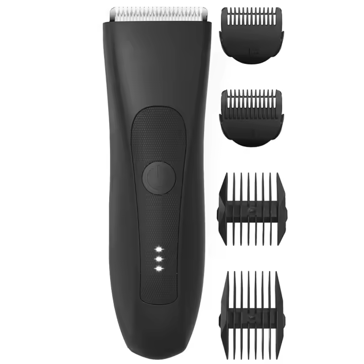 Hair Trimmer for Men, Electric Ball Trimmer/Shaver, Replaceable Ceramic Blade Heads - 1