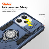 KEYSION-funda de armadura a prueba de golpes para Xiaomi Redmi 12, 4G, 5G, anillo de protección de cámara deslizante, soporte de teléfono, cubierta trasera para Redmi 12 5G - details 1