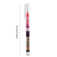 Bolígrafo de Gel con tubo de aguja completa, pluma de Rollerball de alta capacidad, de secado rápido, líquido recto, 0,5mm - details 5