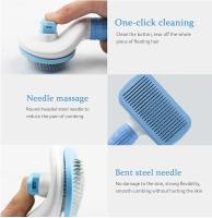 Dog Hair Remover Brush Cat Dog Hair Grooming And Care Comb For Long Hair Dog Pet Removes Hairs Cleaning Bath Brush Dog Supplies - details 2