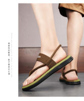 Las nuevas sandalias de los hombres usan chanclas de verano antideslizantes zapatos de playa de moda para hombres de suela gruesa - details 16