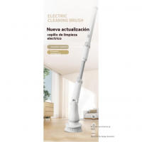 Cepillo de Limpieza Motorizado Inalámbrico Mango Largo Telescópico Cepillo para Suelos de Baño - details 1
