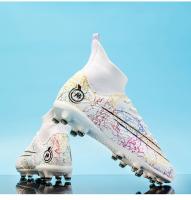 Botas de fútbol profesionales para hombre, zapatos de fútbol de Punta larga, zapatos de tobillo alto para exteriores, zapatos de entrenamiento para niños - details 33