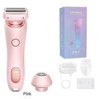 Maquinillas de afeitar eléctricas para mujer, afeitadoras faciales 2 en 1 para Bikini, depilación para axilas, piernas, recortador corporal para mujer, resistente al agua IPX7 - details 1