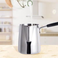 Walfos-Olla de fusión de cera de mango largo, jabón de vela DIY, olla de fusión perfumada, jarra de toroide de café de Metal - details 8