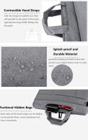 Bolso de mano para ordenador portátil de 13, 14, 15 y 15,6 pulgadas para Xiaomi MacBook Air ASUS, funda para portátil, accesorio para Notebook, maletín para hombre y mujer - details 6