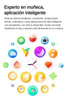 2024 Reloj Inteligente Hombres Mujeres, Smartwatch con Llamada Bbluetooth, Pantalla AMOLED de 1,43