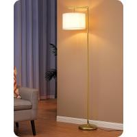 Pantalla de Lino Beige, Casquillo E27, Compatible con Varias Bombillas, 160cm Lámpara de Arco Negra con Pantalla Ajustable para Dormitorio, Salón, Oficina - details 17