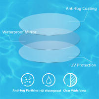 Gafas de Natación para Hombres y Mujeres Protección Anti-enjuague UV Impermeables Silicona Ajustable Ideales para Adultos Diving Glasses - details 5