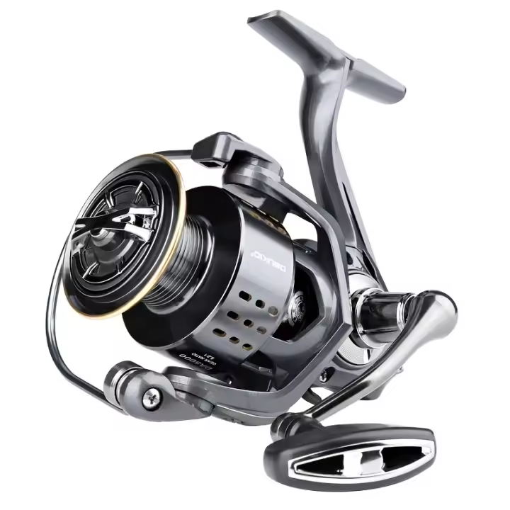 Carrete de pesca totalmente metálico, rueda giratoria y un excelente - 1