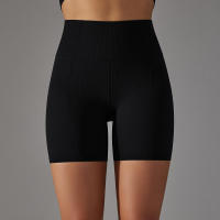 Hamidou-pantalones cortos deportivos de Yoga para mujer, mallas transpirables sin costuras para correr, ciclismo, cintura alta, entrenamiento, gimnasio, Verano - details 15