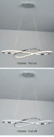 TOMAXIN 100CM Dining Pendant Light Modern Led Lights For Room Chandelier Bedroom Living Room Hanging Lamp - details 14