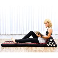 Cómodo Colchón De Suelo con Cojín De Lectura, Futón Japonés, Cama Plegable O Esterilla De Masaje Tailandés, 170 x 53 cm, Azul Claro - details 332