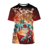 Thunder Cat Impresión 3D Tallas grandes Diseño de camiseta para hombres y mujeres Animación informal Deportes Secado rápido Transpirable - details 4