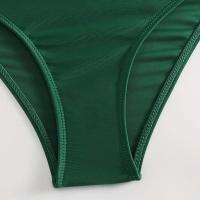 Conjunto de Bikini de 2 Piezas para Mujer Traje de Baño Sin Mangas con Cuello en V y Cintura Alta - details 10