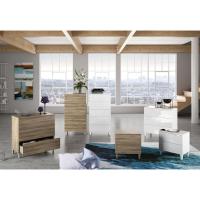 Modelo Loft, Acabado en Color Blanco Brillo, Medidas: 61 cm (Ancho) x 117 cm (Alto) x 40 cm (Fondo) - details 3