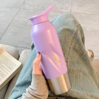 Vaso con aislamiento al vacío de acero inoxidable de 500ML, taza de café térmica, termo, botella de agua para té, regalo para mantener el calor/frío para mujeres - details 2