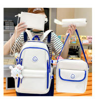 Mochila Escolar Simple y Ligera de Gran Capacidad para Niñas Estilo Coreano Lindo en Rosa para Primaria Bolsa de Viaje para Niños - details 4