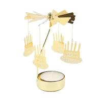 Velas Giratatorias de Metal en Formas de Copo de Nieve y Ángel Portavelas para Té Romántico, Boda, Decoración del Hogar en Navidad - details 20