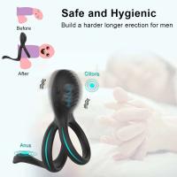 Leten-Anillo vibrador inalámbrico, anillos vibradores retardantes de eyaculación, Juguetes sexuales con Control remoto para hombres y parejas - details 2
