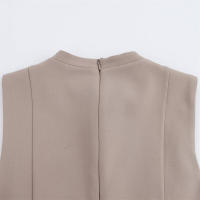 Moda de Otoño-Invierno para Mujer OUWU Blusas Elegantes sin Mangas con Cuello Redondo - details 4