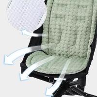 Cojín transpirable para cochecito de bebé, cojín suave de Color sólido para cochecito de bebé, accesorios para cochecito, asiento de coche, alfombrilla para cochecito, cuidado del bebé - details 21