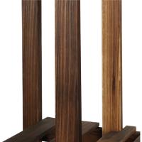 Estantería interior de madera para plantas con ruedas, estante decorativo desmontable para macetas, 124x33x120cm - details 5