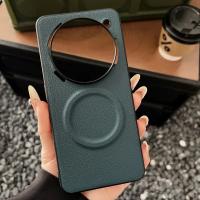 Funda de cuero mate de lujo ultrafina y a prueba de golpes Carga inalámbrica Para Magsafe - details 1