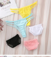 Bragas De Encaje Para Mujer, Ropa Interior Sexy De Cintura Baja Calada, Transparente, Cómoda, Lencería Femenina, 3 piezas - details 6
