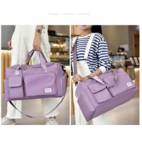 Bolsa de viaje de gran capacidad Weekender bolsas de Lona de noche with Para Zapatos bolsas de fitness Deportivo para Mujeres - details 9