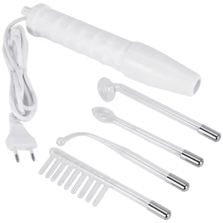 Máquina de cuidado de la piel de alta frecuencia 5 en 1, instrumento de belleza para el cuidado de la piel de electroterapia de alta frecuencia portátil, enchufe europeo - 1
