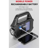 Linterna Solar recargable con zoom, resistente al agua, LED COB, luz brillante, potente linterna portátil para acampar - details 2