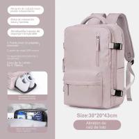 Mochila multifuncional para viajes de negocios con clasificación húmedo y seco, capacidad extra grande, impermeable y asequible - details 19