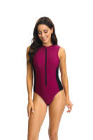 Traje de Baño de Una Pieza Negro Elegante para Mujer en Verano Traje de Baño Deportivo con Garantía de Retorno - details 15